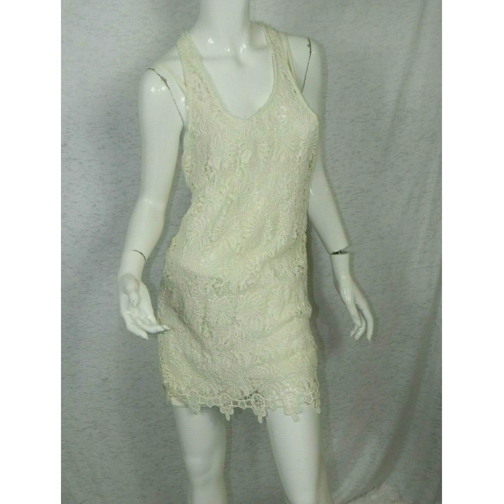 L Space‎ Coverup Lace Crochet Swim Dress Size M